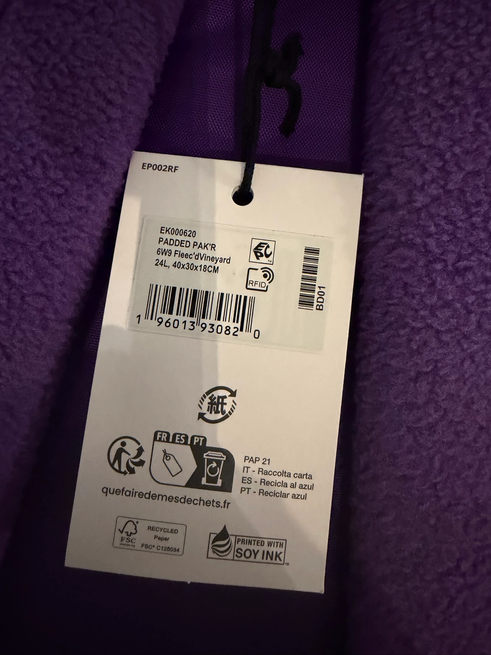 Mochila de forro polar Eastpak – photo 4